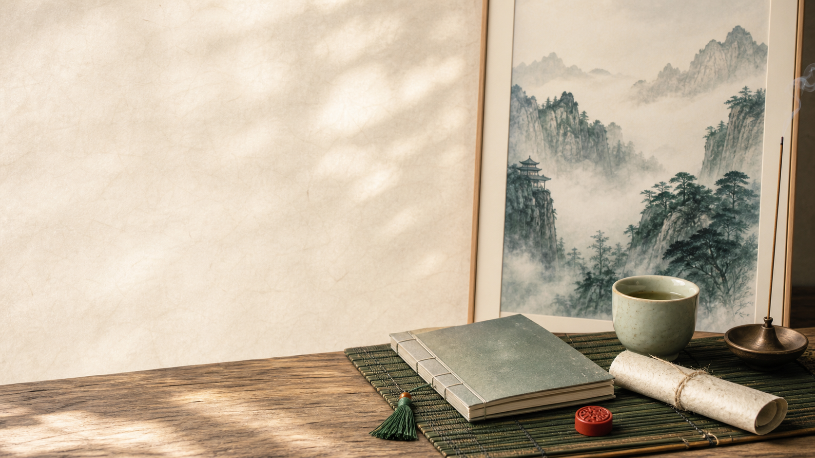 Daoist inspired practice goods visual direction